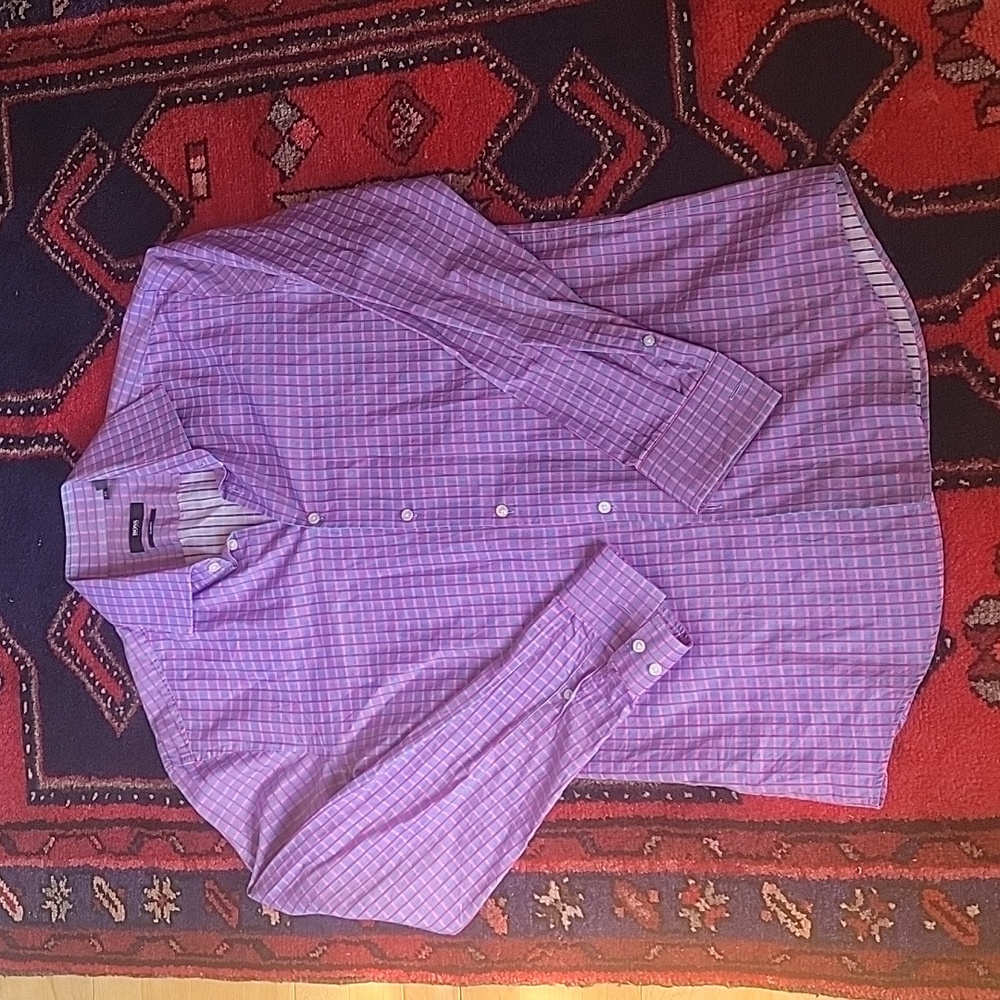 Boss slim fit button up shirt